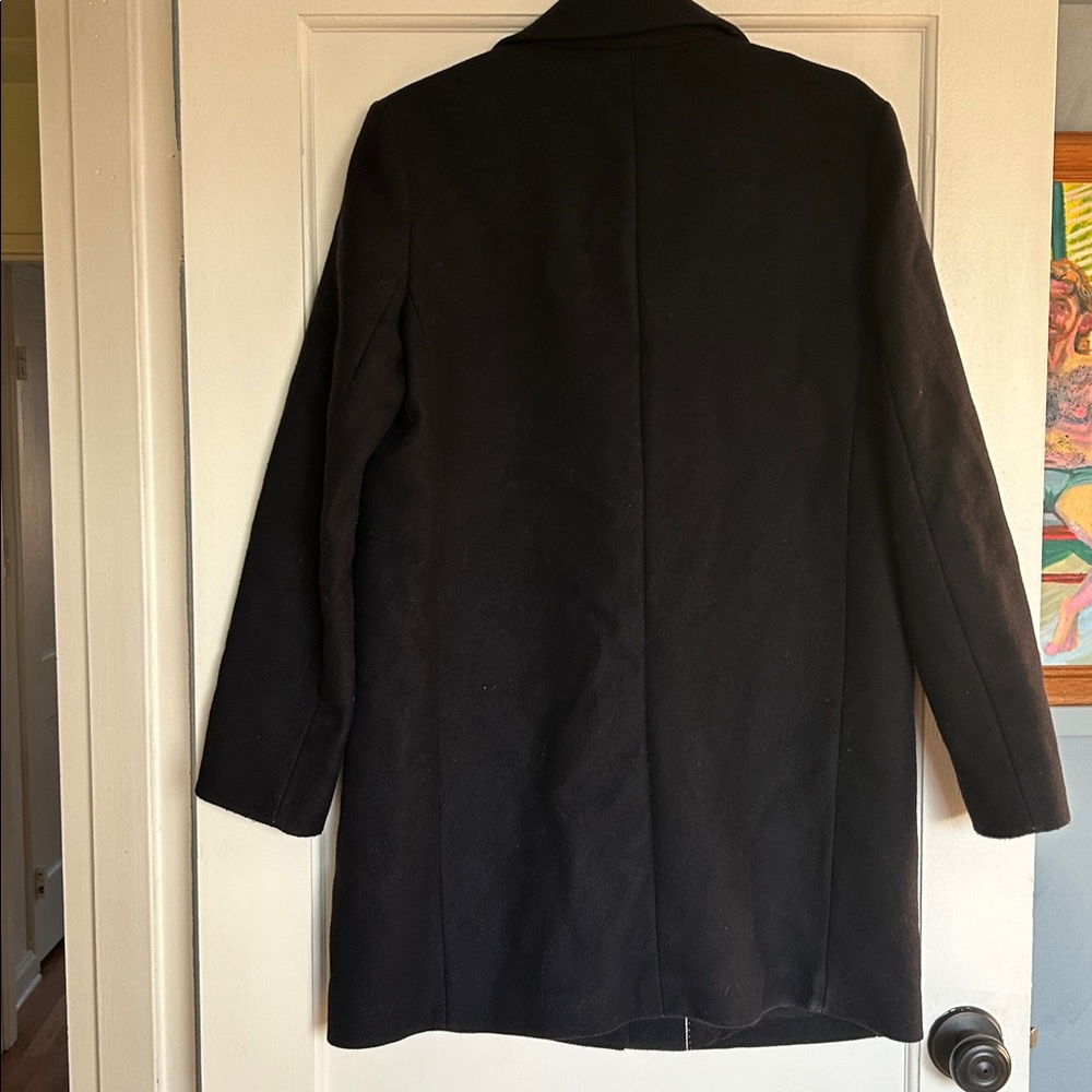 Massimo Dutti navy peacoat - Picture 3 of 5